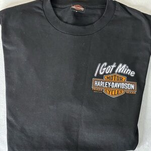 Harley-Davidson Black Short Sleeve Tee T-shirt Size‎ XL